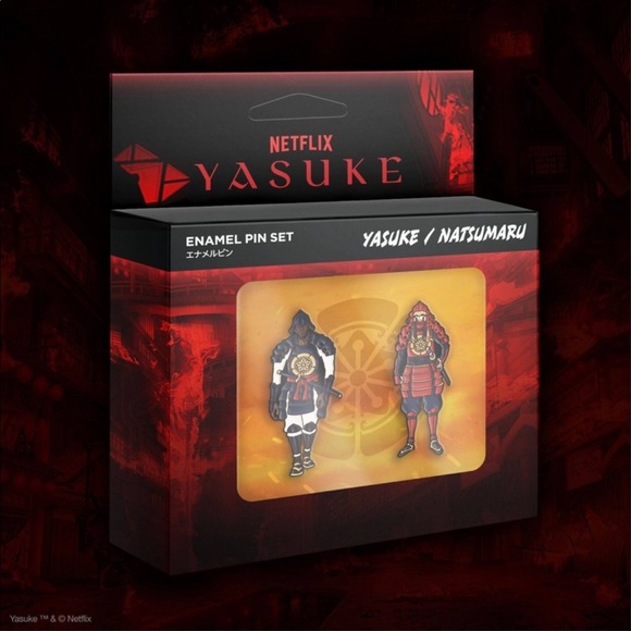 Netflix YASUKE Enamel Pin Set - Picture 4 of 9